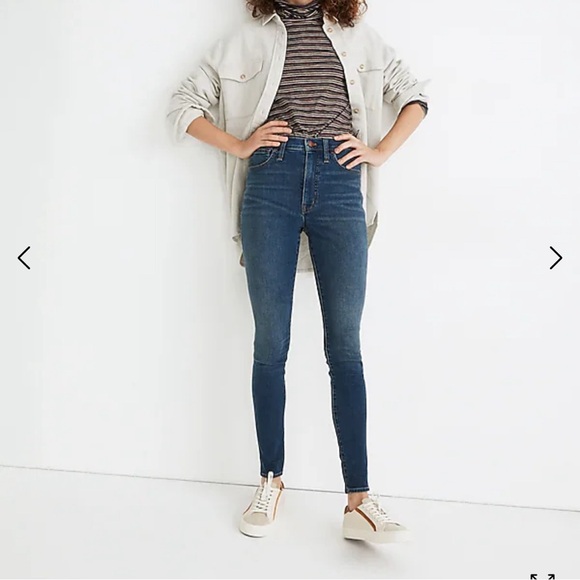 NWT Madewell 10” high rise road tripper Jeans - Picture 1 of 4